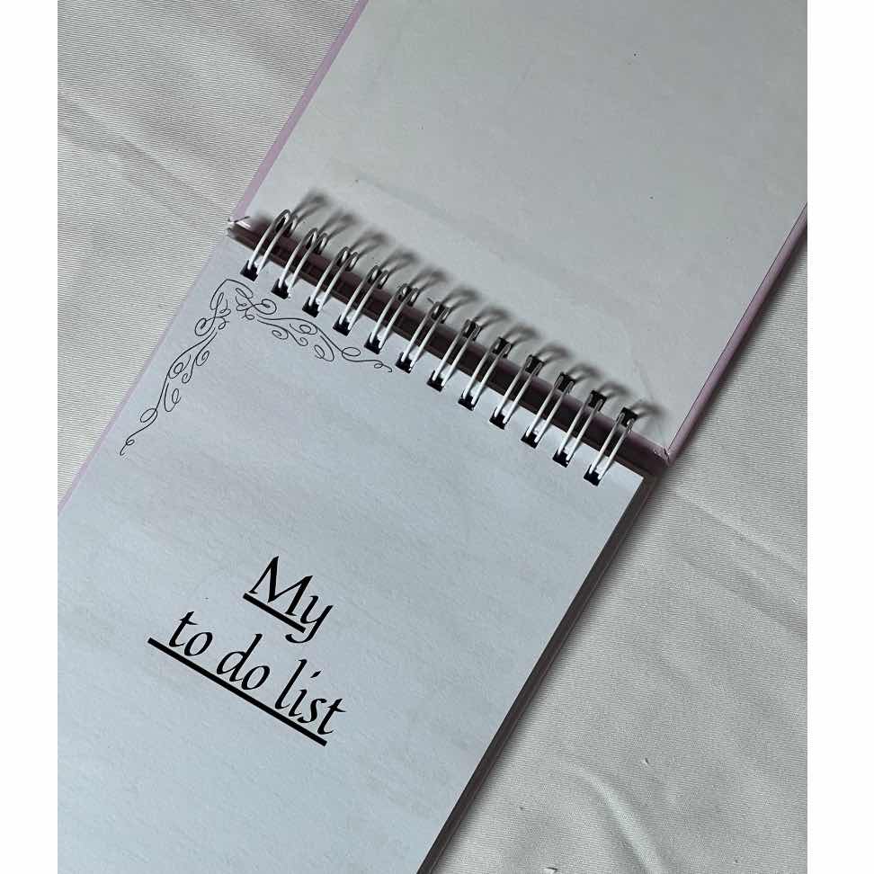 carnet to do list floral pour une organisation élégante et efficace