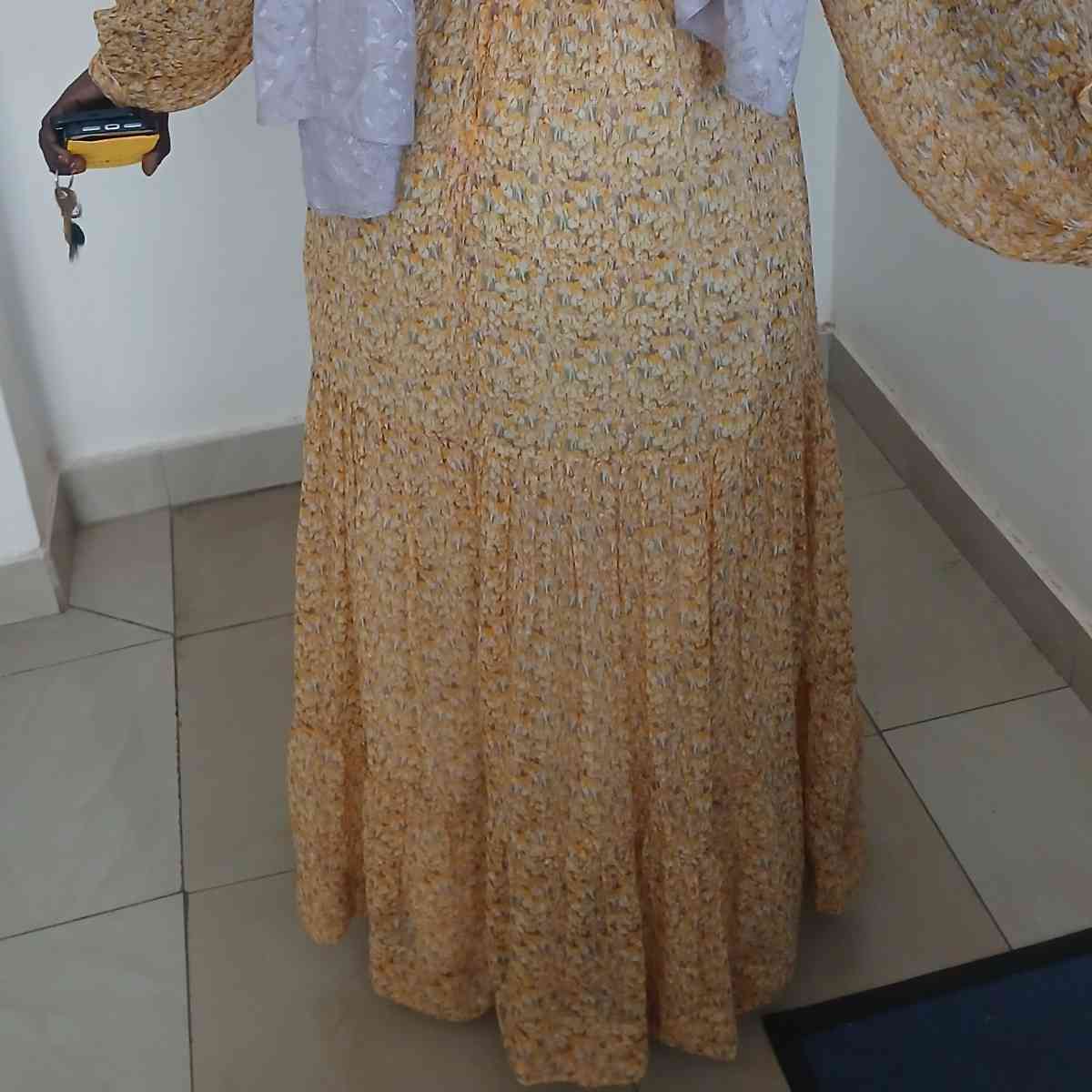 Robe longue fleurie femme en coton, style bohème chic, été et printemps