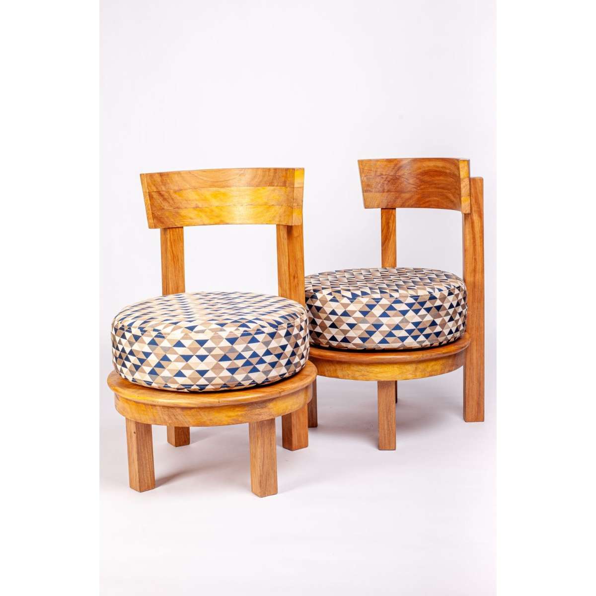 Fauteuil boabab bois massif design afrochic, confortable et moderne