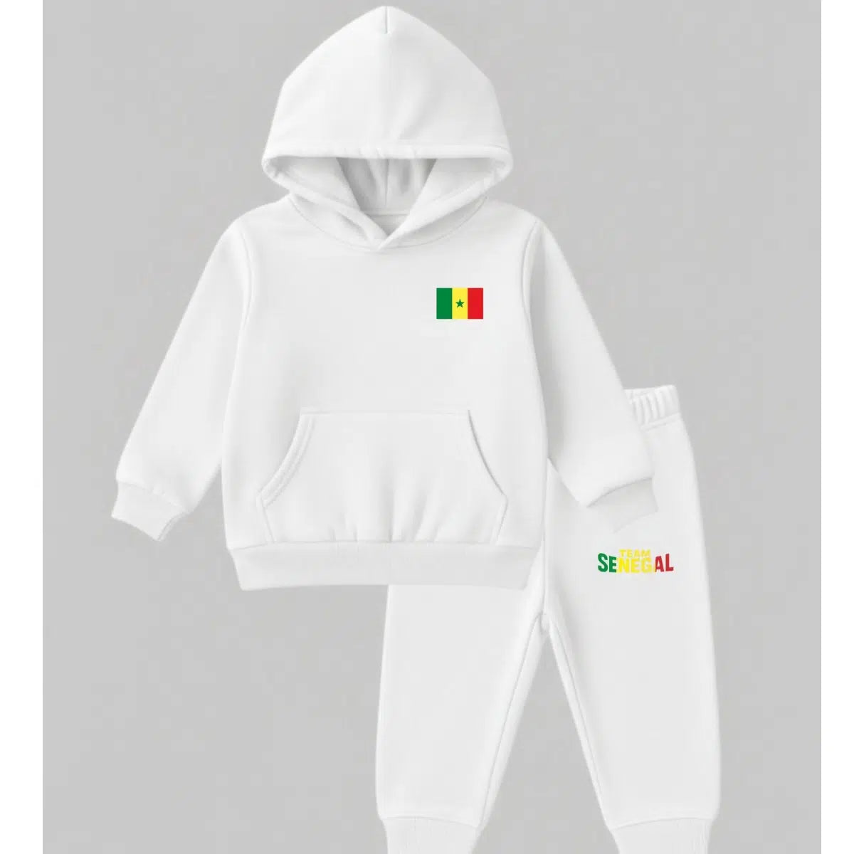 Jogging Team Senegal Enfant – Ensemble Sport Garçon Supporter, Coton Confort