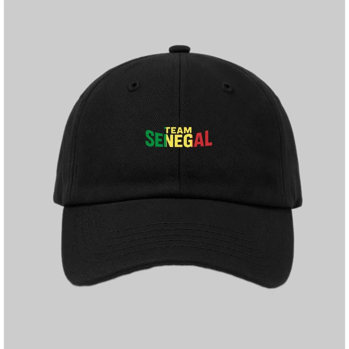 Casquette team Sénégal en coton ajustable