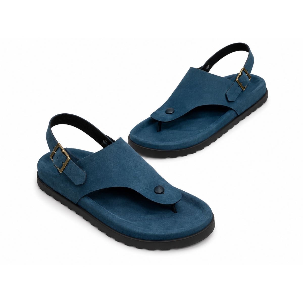Sandale crochet cuir homme élégante et confortable