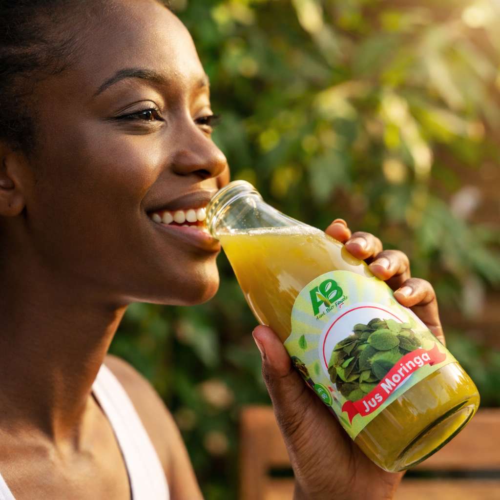 Jus Moringa Bio 1L – Vitalité, Antioxydants et Immunité en Bouteille Verre
