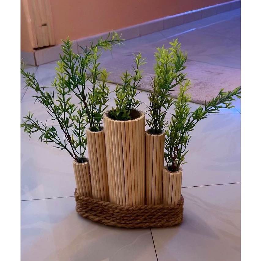 Décoration bambou naturel artisanale – Objet déco zen et écologique maison