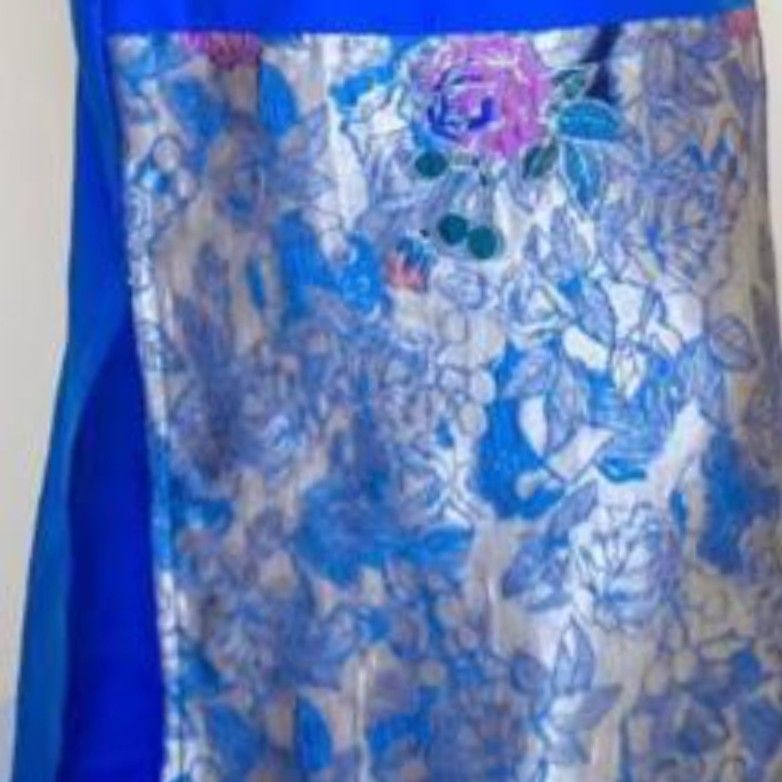 Robe femme en brocart