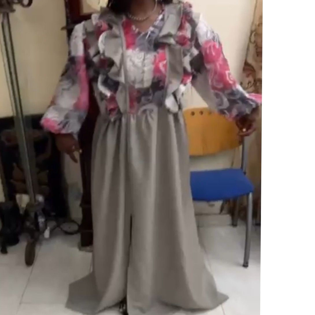Robe femme coton longue fleurie élégante, bohème chic, été grande taille