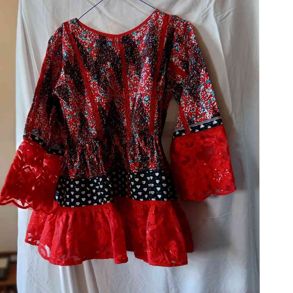 Ensemble wax rouge femme