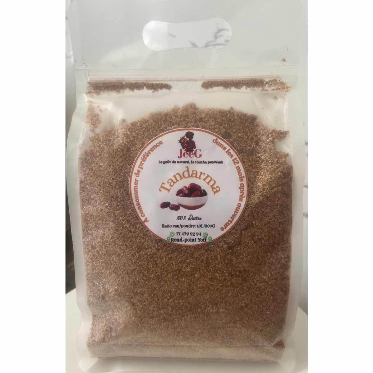 Poudre de dattes Tandarma 500g – Poudre naturelle pour pâtisserie orientale