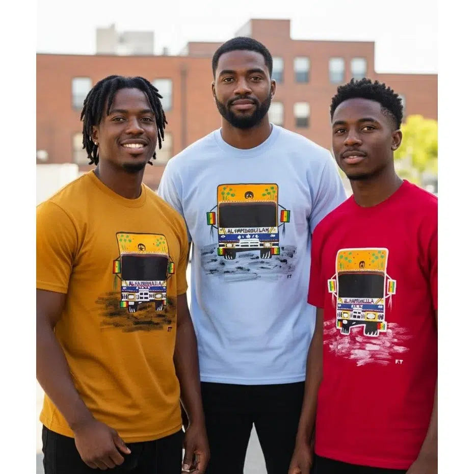 T-shirt "Car rapide" peint à la main