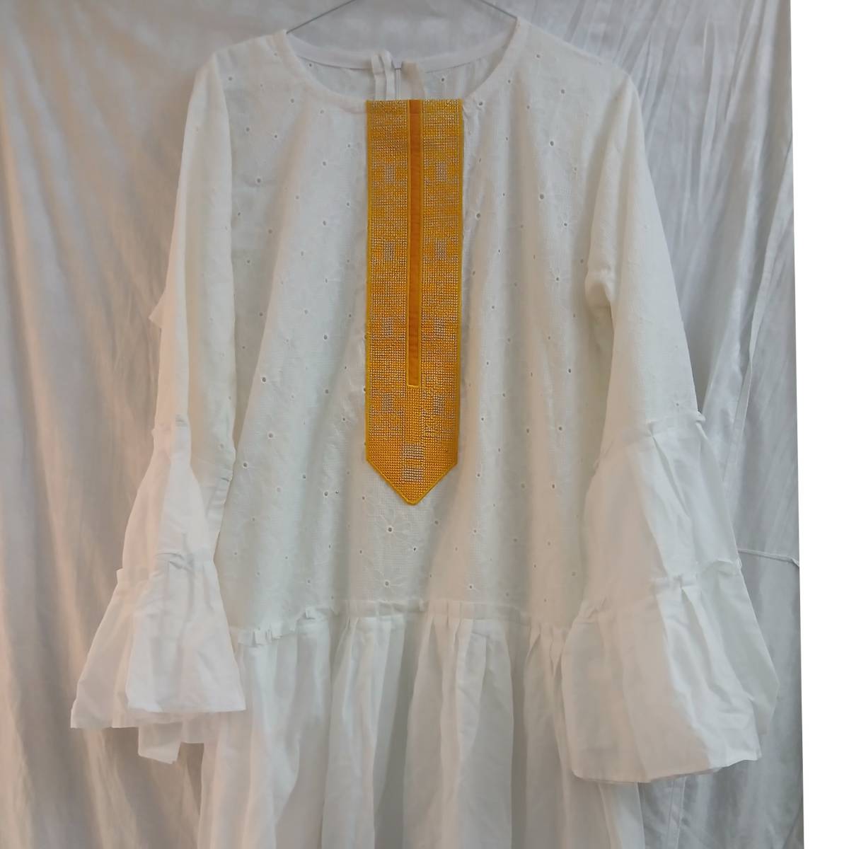 Ensemble femme coton bohème chic, robe élégante été grande taille