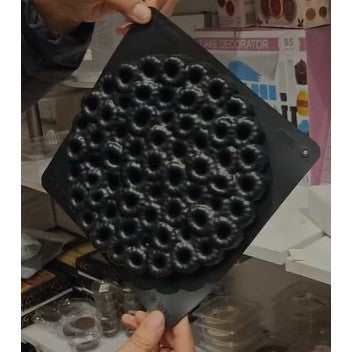 Moule à dessert en silicone framboise noir