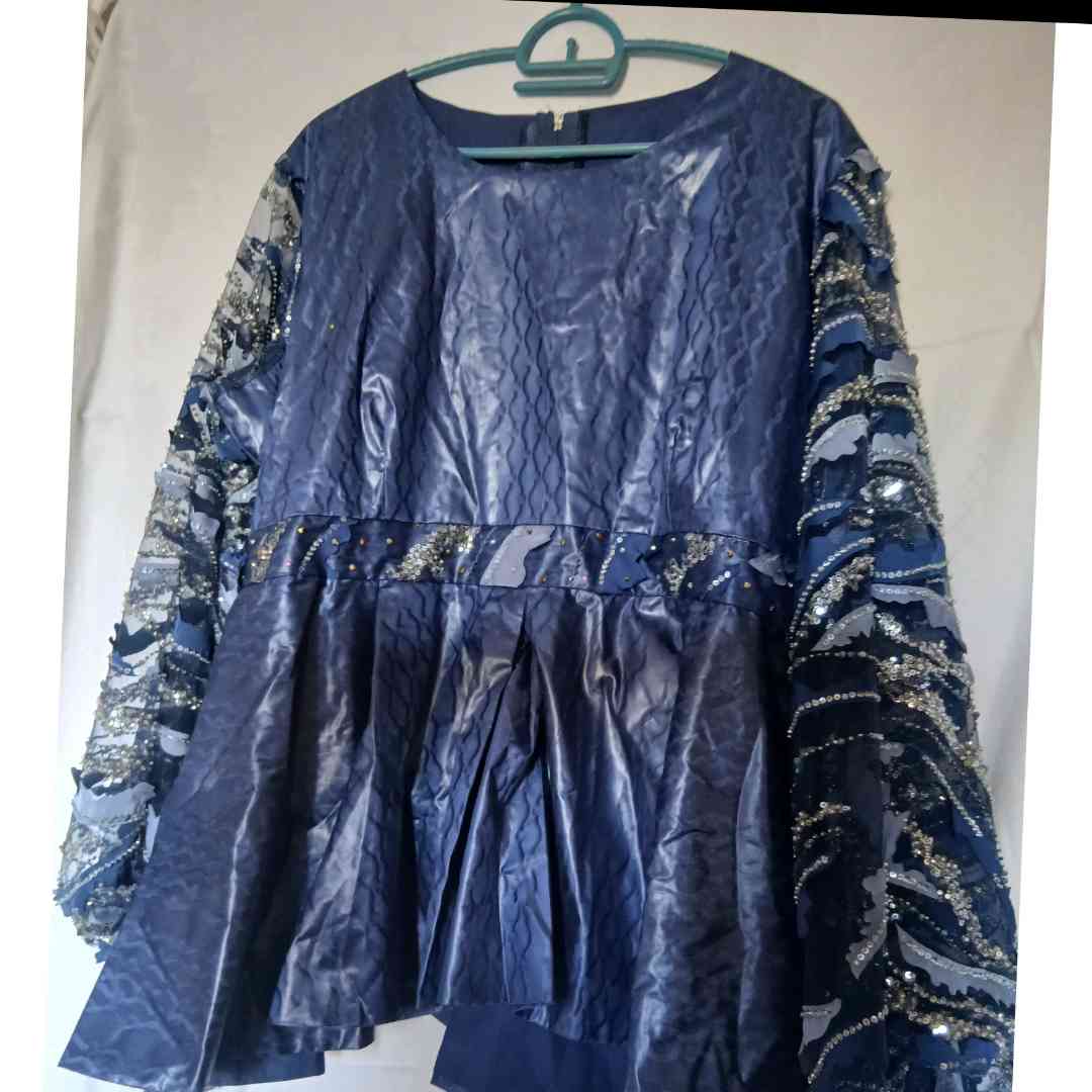 Ensemble Geztner dentelle bleu marine femme élégant soirée ou mariage