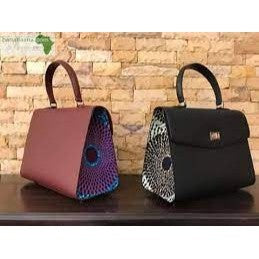 Sac à main femme cuir effet croco, élégant et structuré, fermoir argenté