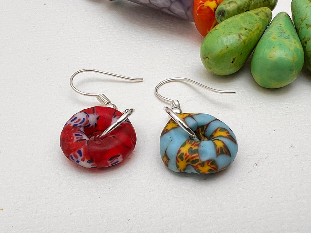 Ensemble Collier artisanal et boucles d'oreilles femme