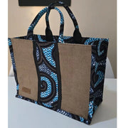 Sac Écologique Chic en Jute et Motifs Africains – Élégance Durable