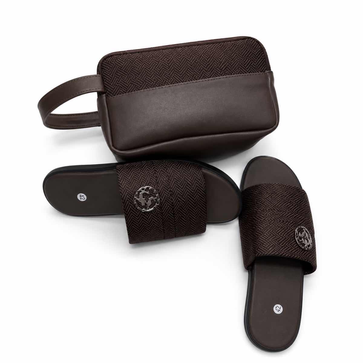Sandale homme avec sac à main