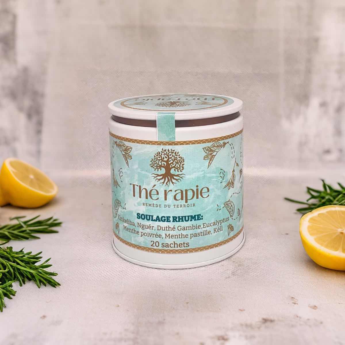 Thé pour soulager le rhume – Infusion naturelle eucalyptus menthe 146g