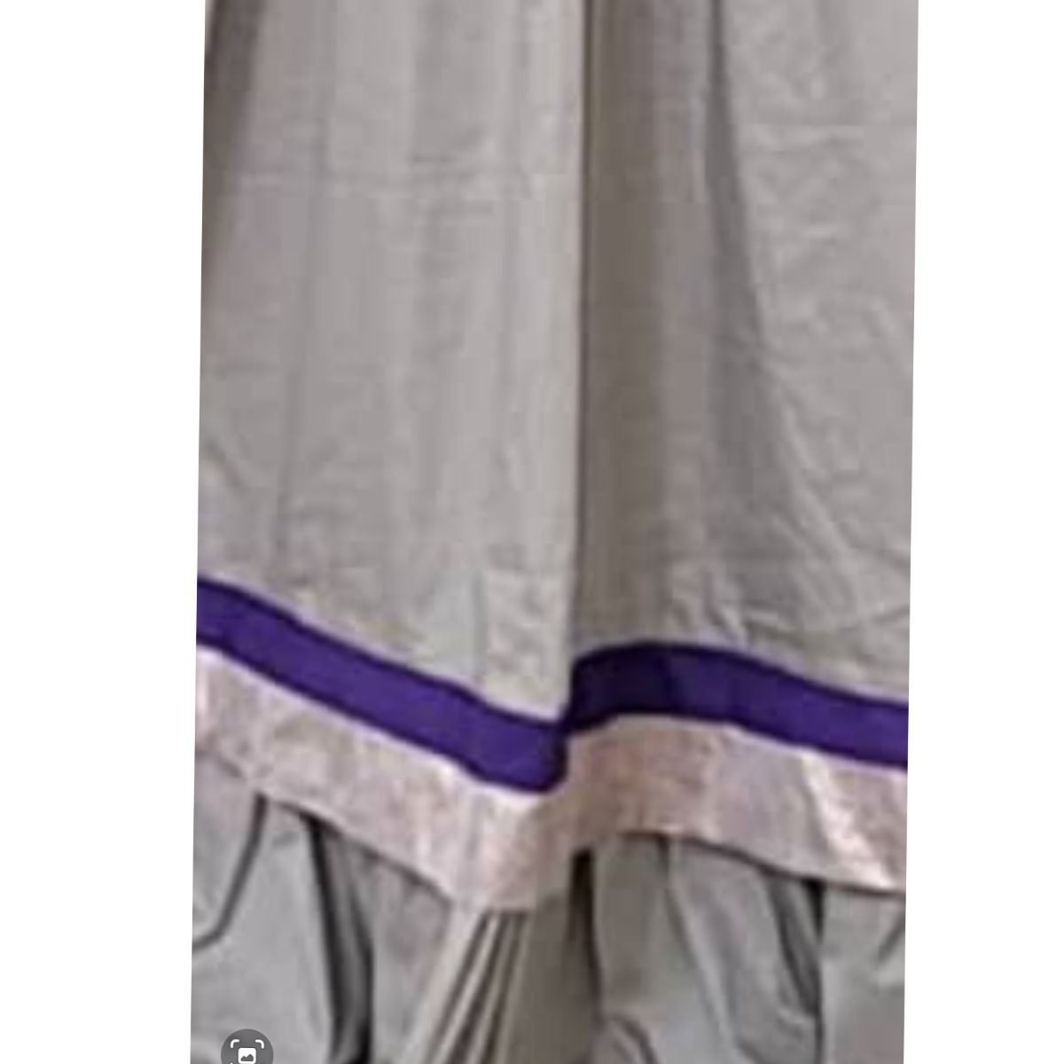 Robe Longue Évasée Gris Coton Satiné - Élégance Moderne