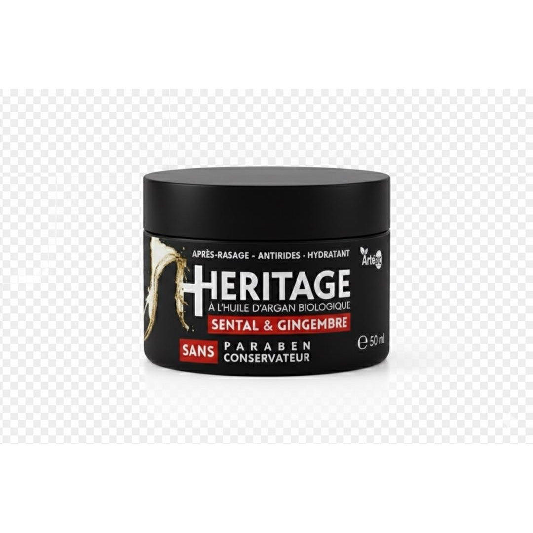 Baume après-rasage homme naturel argan, gingembre et santal – Hydratant, anti-irritations