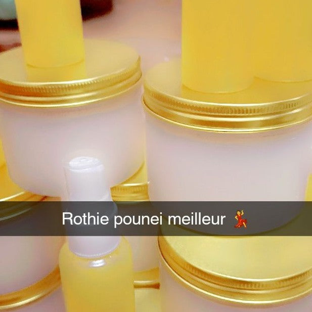 Soin blanchissant visage coffret albinos – Huile éclat peau premium