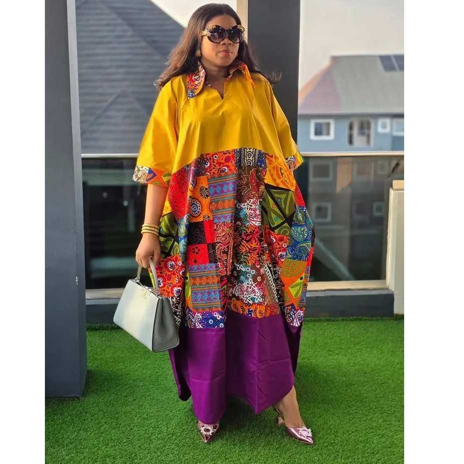Tunique africaine femme chic Ankara Wax