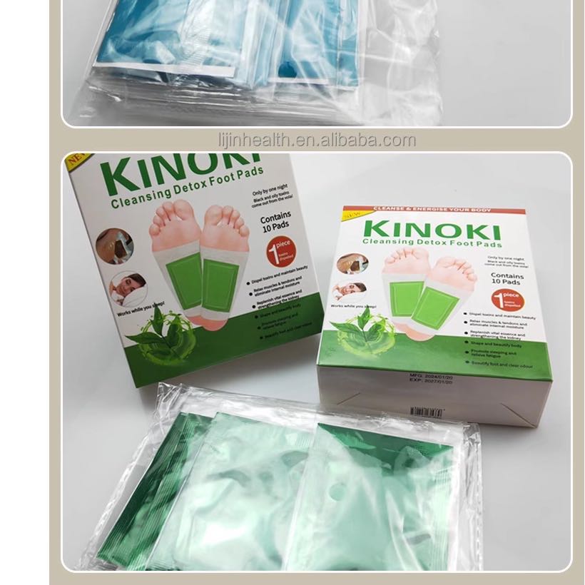 Patch Détox Pieds Kinoki Naturel – 10 Patchs pour Bien-Être et Sommeil