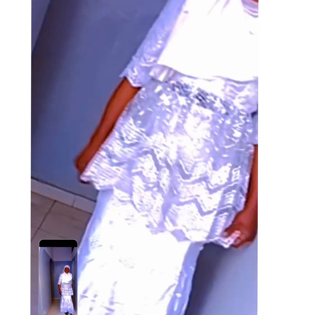 Ensemble femme marinière jupe en dentelle blanc chic et unique