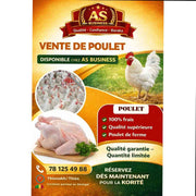 Vêtements locales traditionnel, des parfums locaux, vente poulet de chair