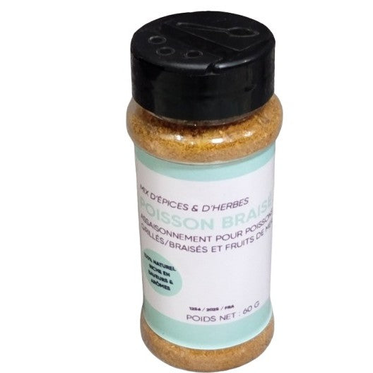Épices poisson braisé 100% naturelles – Mélange artisanal pour poisson grillé