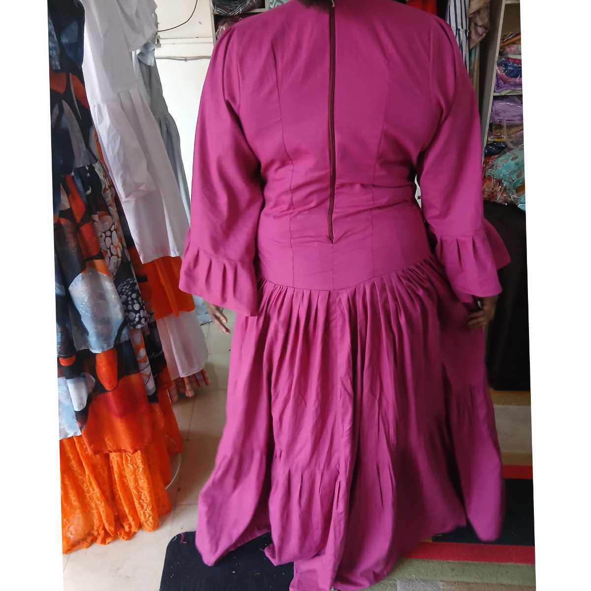 Robe Femme Coton Fuchsia - Élégance et Confort
