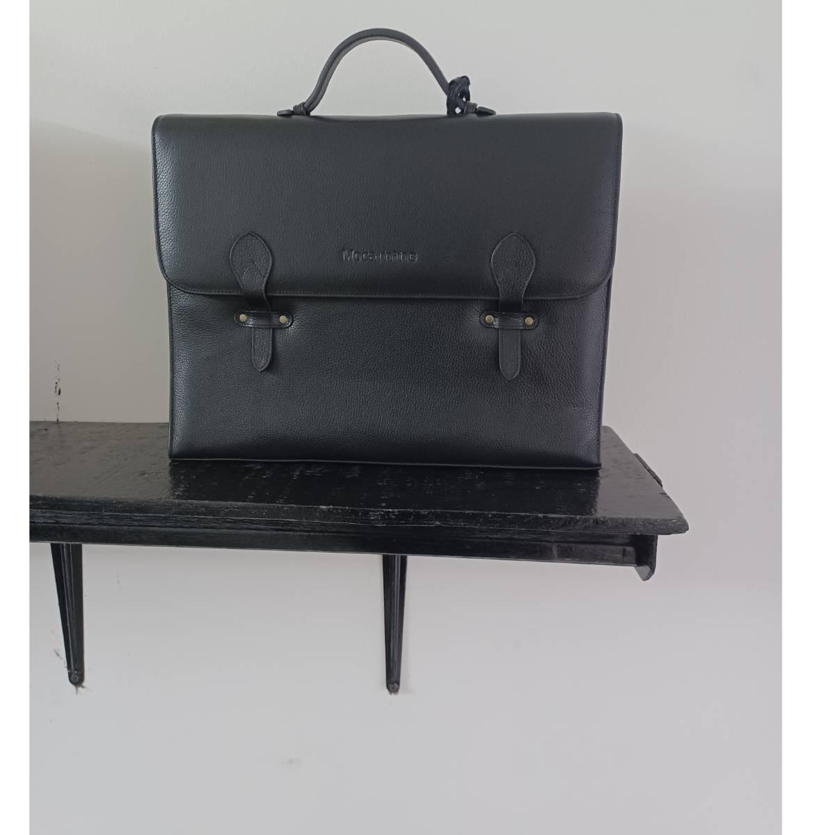 Cartable cuir homme Bakary – sac business élégant en cuir pleine fleur