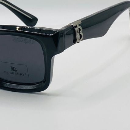 Lunettes de vue modernes ESSENTIA monture carrée noire argent design italien