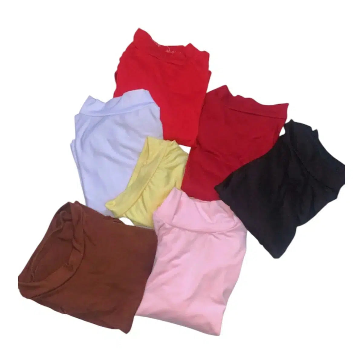 Body col roulé femme coton, manches longues, couleurs variées, toutes tailles