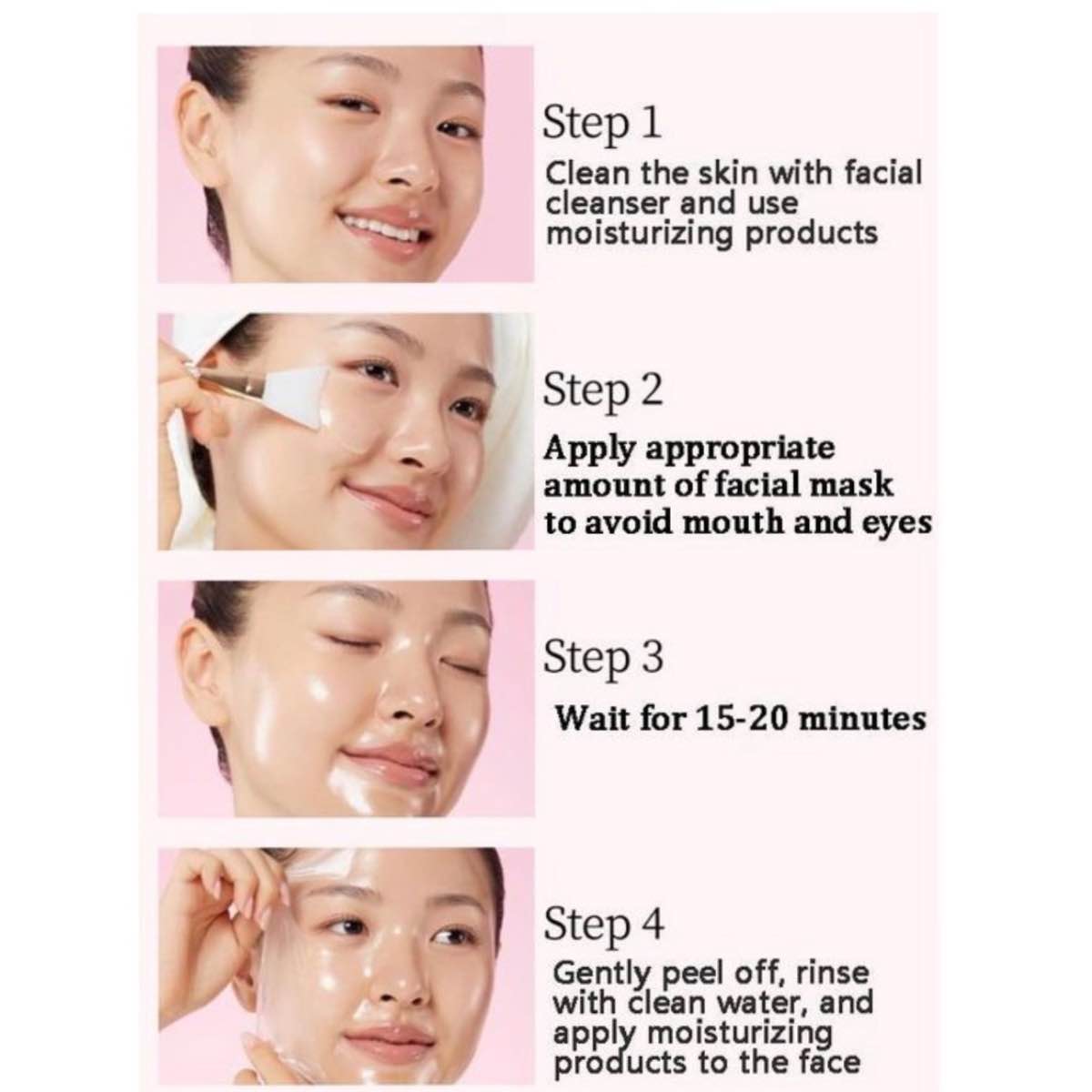 Masque collagène nuit hydratant et régénérant pour visage (1 KG)