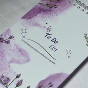 carnet to do list floral pour une organisation élégante et efficace