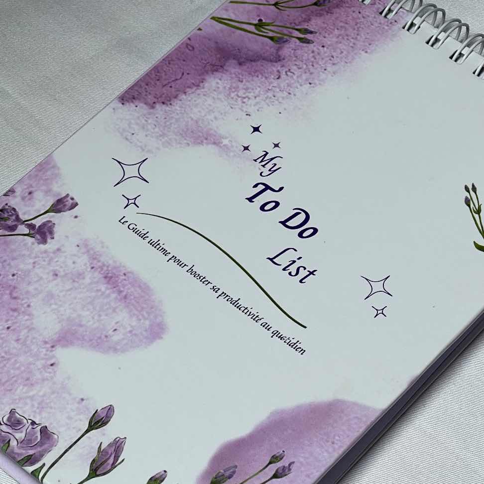 carnet to do list floral pour une organisation élégante et efficace